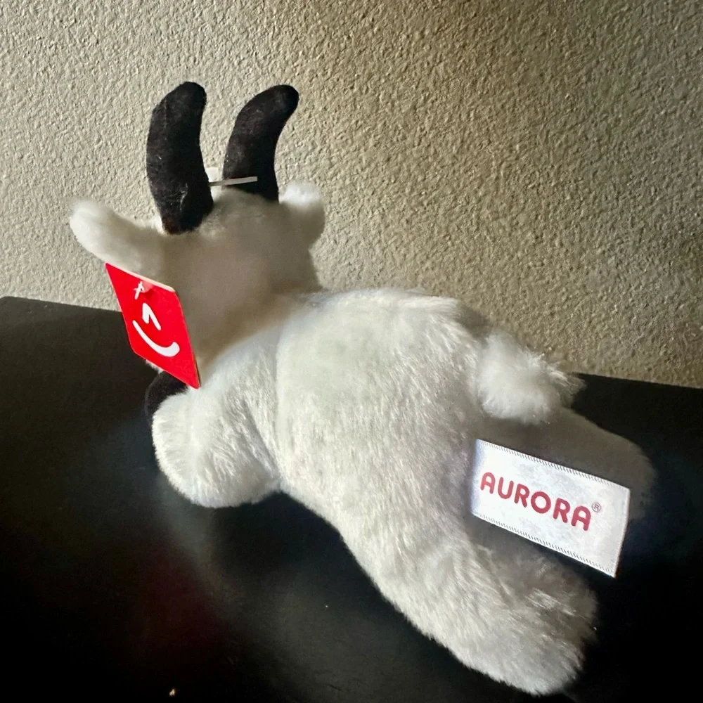 NWT Aurora Rocky Mountain Goat 8” Eco-Friendly Mini Flopsie Stuffed Animal